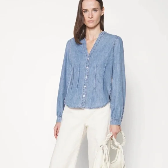 Veronica Beard Jeans Sedona Blouse - Picture 13 of 13